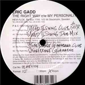Eric Gadd - The Right Way / My Personality mp3 album
