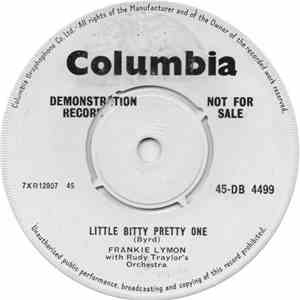 Frankie Lymon With Rudy Traylor's Orchestra - Little Bitty Pretty One / Creation Of Love mp3 album