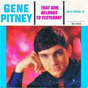 Gene Pitney - That Girl Belongs To Yesterday mp3 album