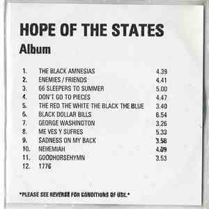 Hope Of The States - The Lost Riots mp3 album