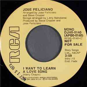 Jose Feliciano - I Want To Learn A Love Song mp3 album
