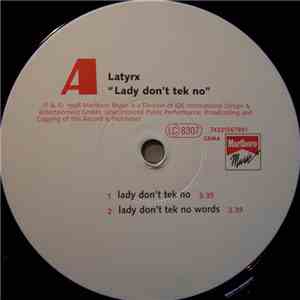 Latyrx - Lady Don’t Tek No mp3 album