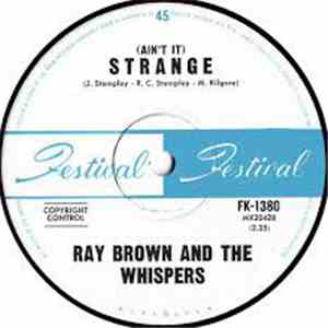 Ray Brown And The Whispers - (Ain't It) Strange mp3 album
