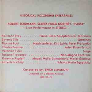 Robert Schumann, Erich Leinsdorf - Scenes From Goethe's "Faust" mp3 album