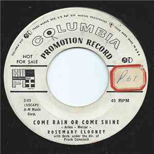 Rosemary Clooney - Come Rain Or Come Shine mp3 album