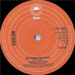 Sailor - One Drink Too Many mp3 album