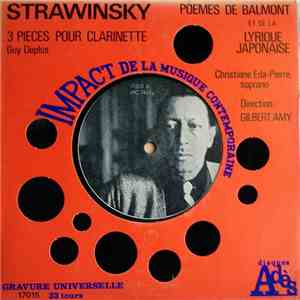Strawinsky - Poèmes De Balmont Et De La Lyrique Japonaise mp3 album
