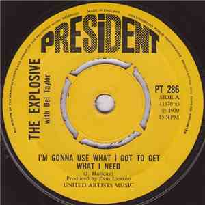 The Explosive With Del Taylor  - I'm Gonna Use What I Got To Get What I Need mp3 album