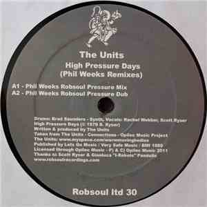 The Units / Motel Connection - High Pressure Days / H.E.R.O.I.N (Phil Weeks Remixes) mp3 album