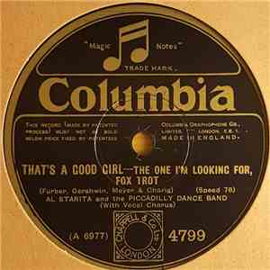 Al Starita And The Piccadilly Dance Band - The One I'm Looking For / Sweet So-And-So mp3 album