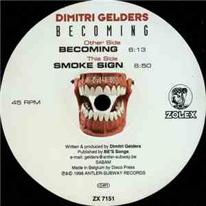 Dimitri Gelders - Becoming mp3 album