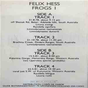 Felix Hess - Frogs 1 mp3 album
