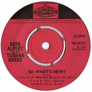 Herb Alpert And The Tijuana Brass - So What's New? mp3 album