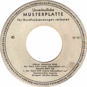 Johann Sebastian Bach - "Der Geist Hilft Unsrer Schwachheit Auf", Motette Für Zwei Chöre Zu Je Vier Stimmen, BWV 226 mp3 album