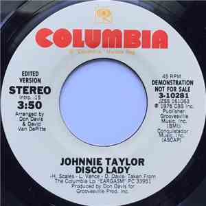 Johnnie Taylor - Disco Lady mp3 album