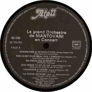 Le Grand Orchestre De Mantovani - Le Grand Orchestre De Mantovani En Concert mp3 album