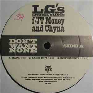 LG's f/ JT Money and Chyna - Don't Want None mp3 album