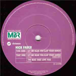 Nick Faber - Let Me Hear You Clap Your Hands mp3 album