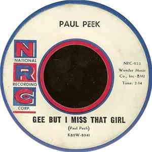 Paul Peek - Gee But I Miss That Girl mp3 album