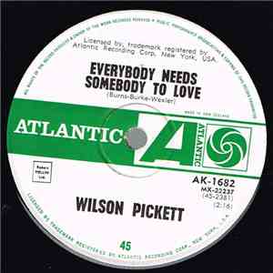 Wilson Pickett - Everybody Needs Somebody To Love mp3 album