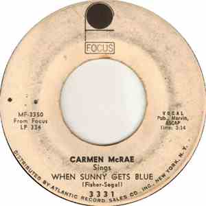 Carmen McRae - When Sunny Gets Blue mp3 album