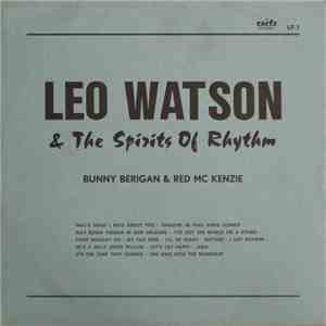 Leo Watson And The Spirits Of Rhythm - Leo Watson & The Spirits Of Rhythm mp3 album