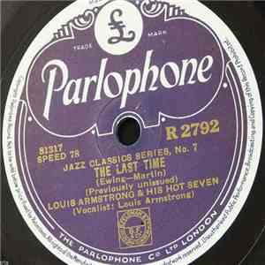 Louis Armstrong & His Hot Seven - The Last Time / Ory's Creole Trombone mp3 album