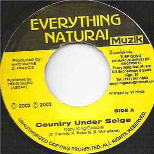 Natty King & Gaddiel - Country Under Seige mp3 album