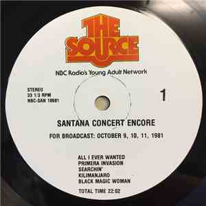 Santana - Santana Concert Encore mp3 album