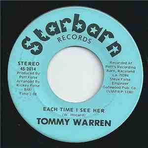 Tommy Warren  - Each Time I See Her / All By Myself - I'm Gonna Be A Wheel Someday mp3 album
