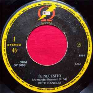 Beto Danelli - Te Necesito mp3 album