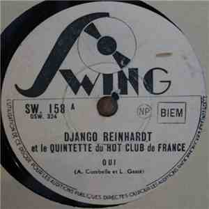 Django Reinhardt Et Le Quintette Du Hot Club De France - Oui / Manoir De Mes Rêves mp3 album