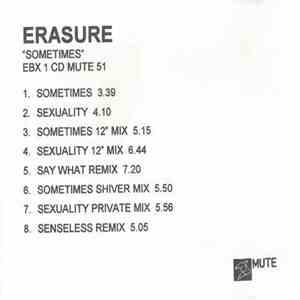 Erasure - Sometimes mp3 album