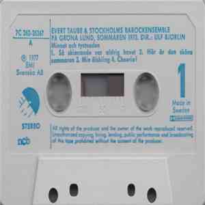 Evert Taube & Stockholms Barockensemble - Minnet Och Tystnaden mp3 album