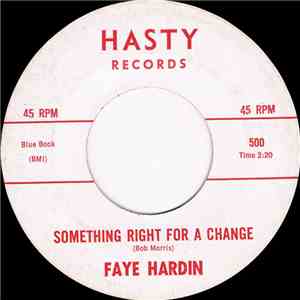 Faye Hardin - Something Right For A Change mp3 album
