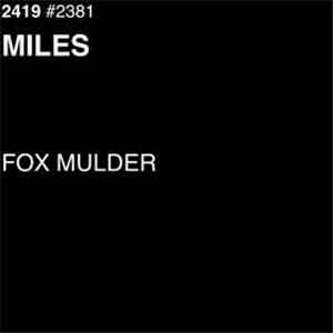 Fox Mulder - Miles mp3 album