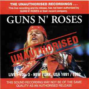 Guns N' Roses - Live Vol. 3 mp3 album