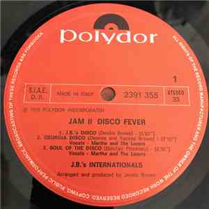J.B.'s Internationals - Jam II Disco Fever mp3 album