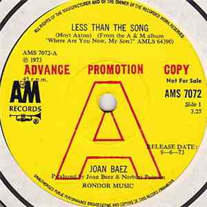 Joan Baez - Less Than The Song mp3 album