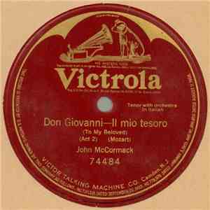 John McCormack - Don Giovanni - Il Mio Tesoro mp3 album