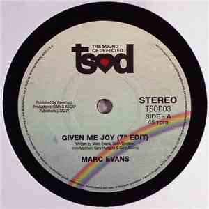 Marc Evans - Given Me Joy / This Thing Called Love mp3 album