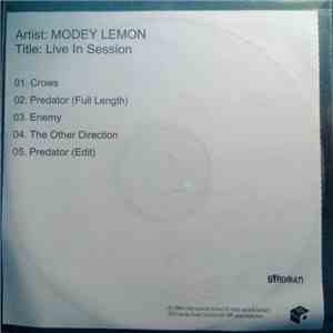 Modey Lemon - Live in Session mp3 album