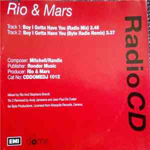 Rio & Mars - Boy I Gotta Have You mp3 album