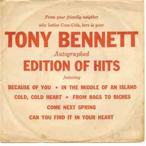 Tony Bennett - Because Of You / In The Middle Of An Island / Cold, Cold Heart mp3 album