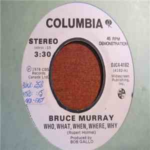 Bruce Murray - Who, What, When, Where, Why - Promo mp3 album