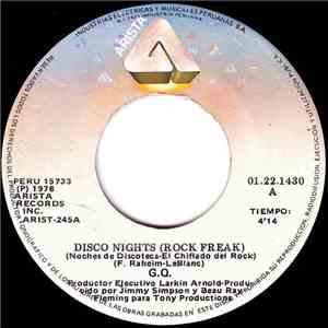 G.Q. - Disco Nights (Rock-Freak) = Noches De Discoteca - El Chiflado Del Rock mp3 album