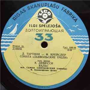 Semyon Snitkovsky / Inna Kollegorskaya - Sonata "Devil's Trill" In G Minor mp3 album
