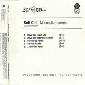 Soft Cell - Monoculture - Mixes mp3 album