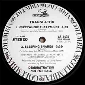 Translator - Everywhere That I'm Not / When I Am With You mp3 album