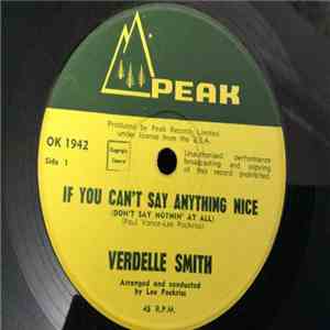 Verdelle Smith - If You Can't Say Anything Nice mp3 album